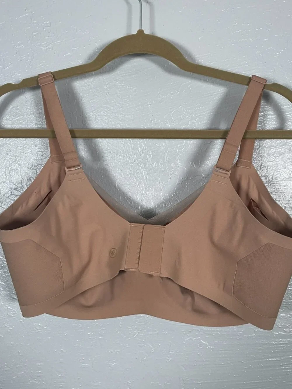 Honeylove Women 40 C/D Beige CrossOver Bra Lightly Lined Wirefree Convertible